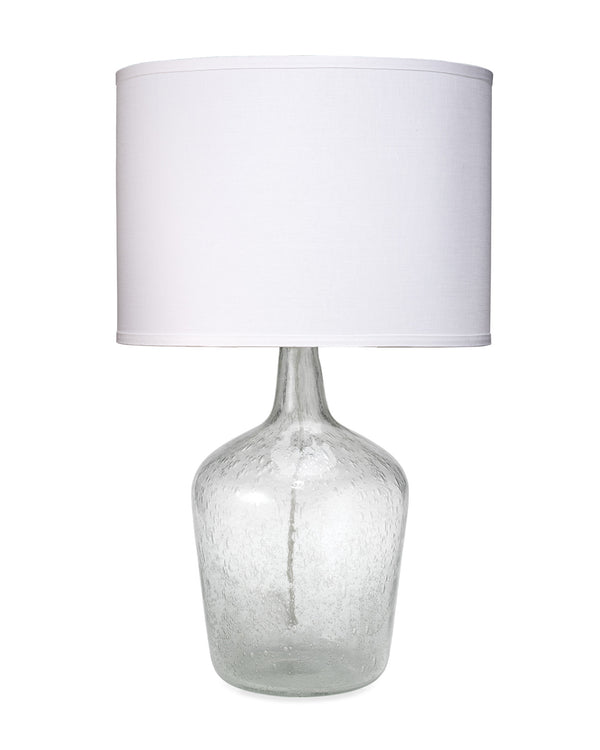 Medium Plum Jar Lamp - Clear