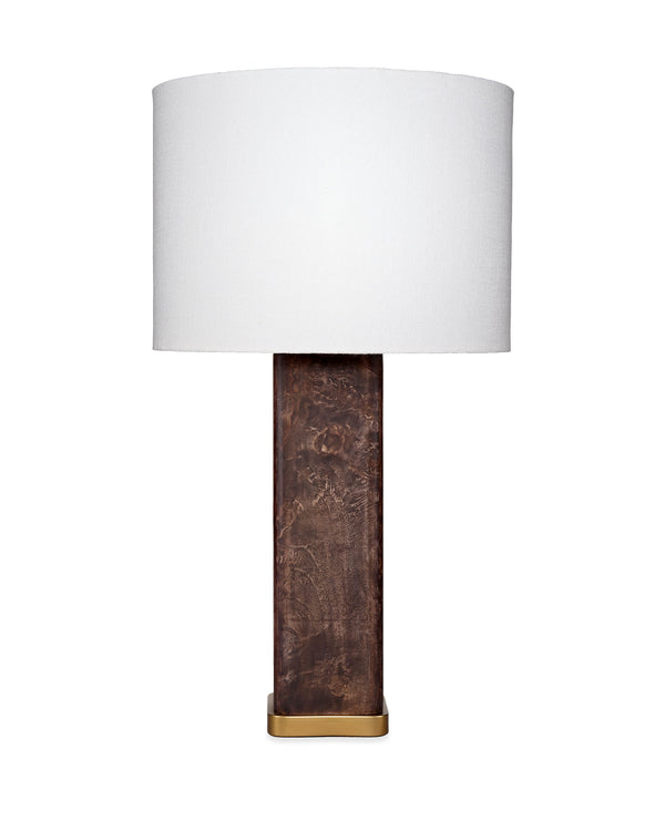 Preston Table Lamp - Burl Wood