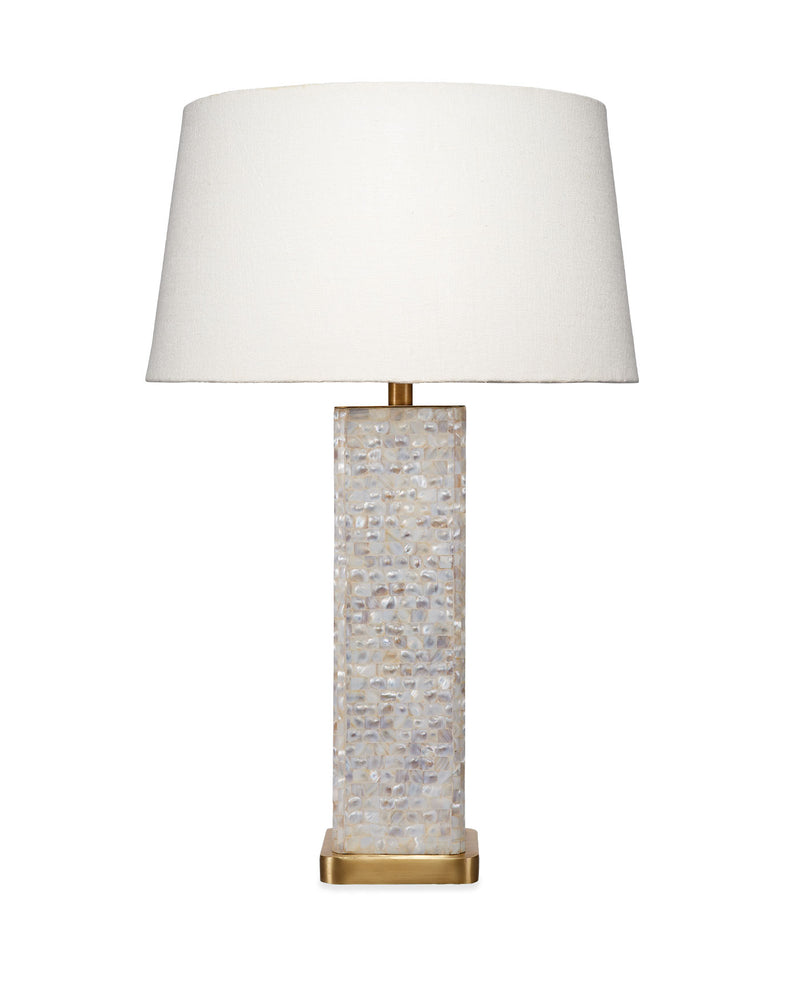 preston table lamp - mother of pearl