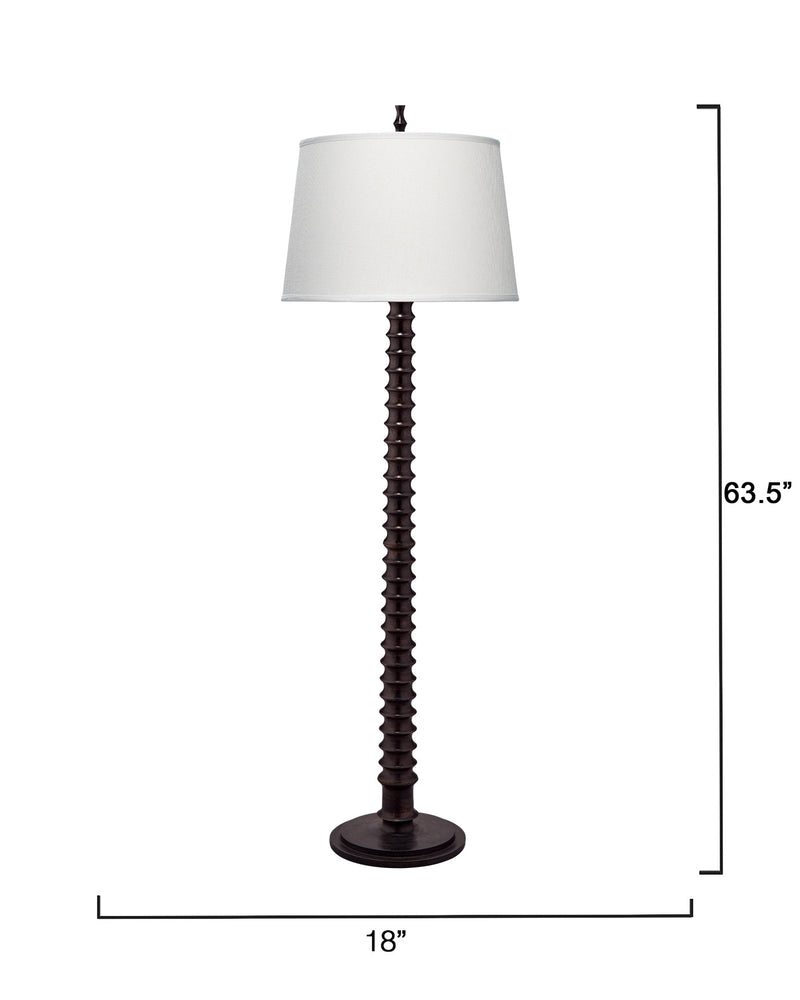 revolution floor lamp - black