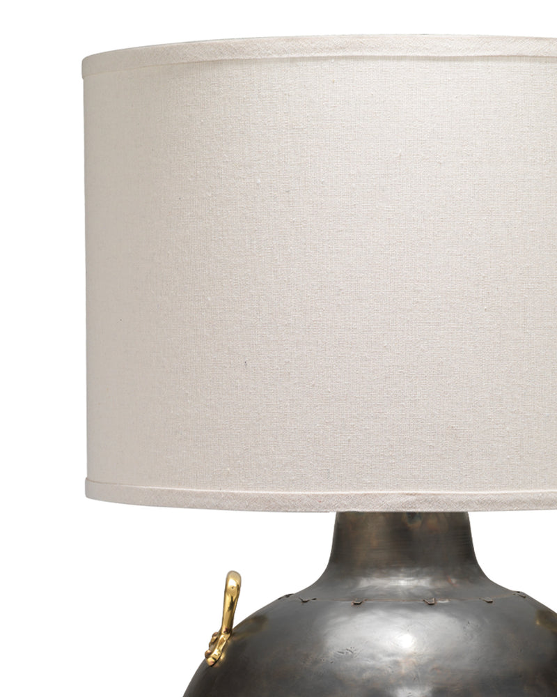 two handled kettle table lamp