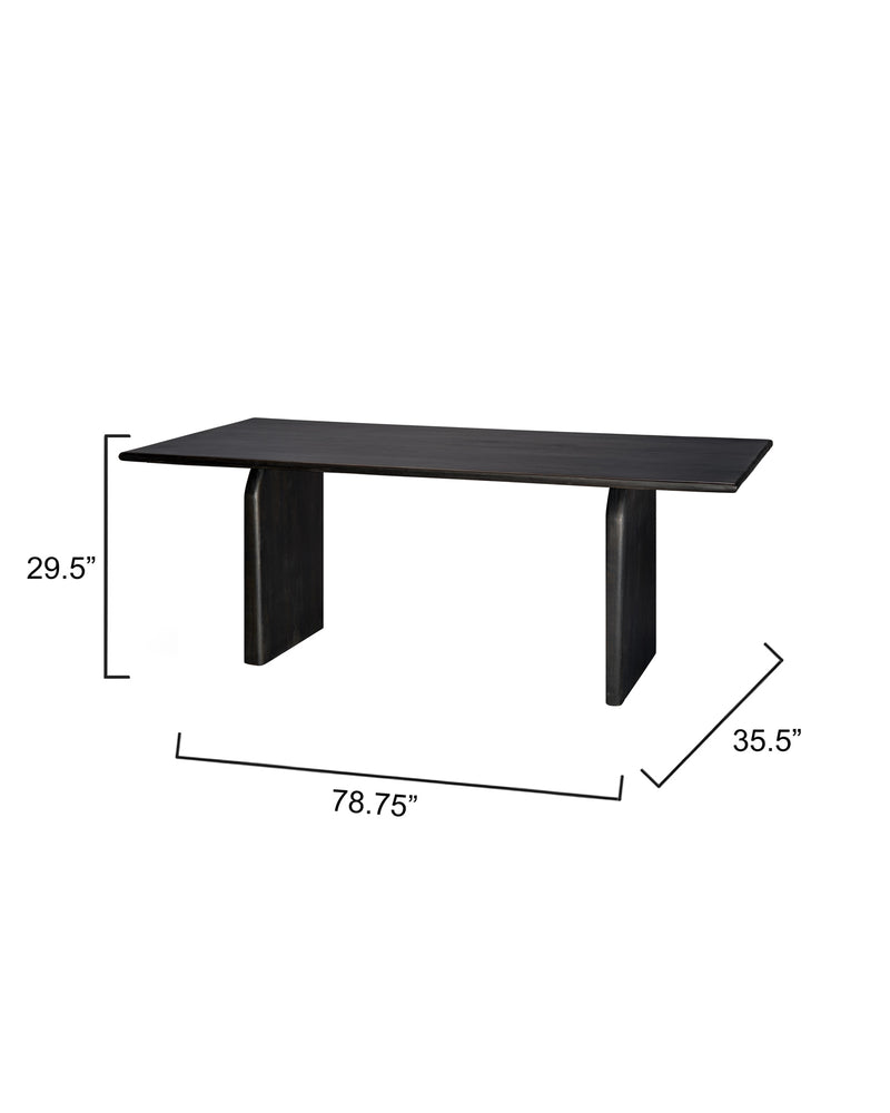 arc dining table