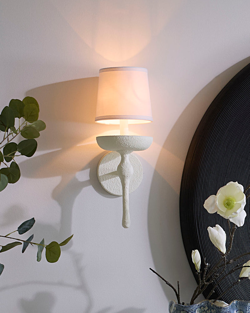 concord wall sconce white