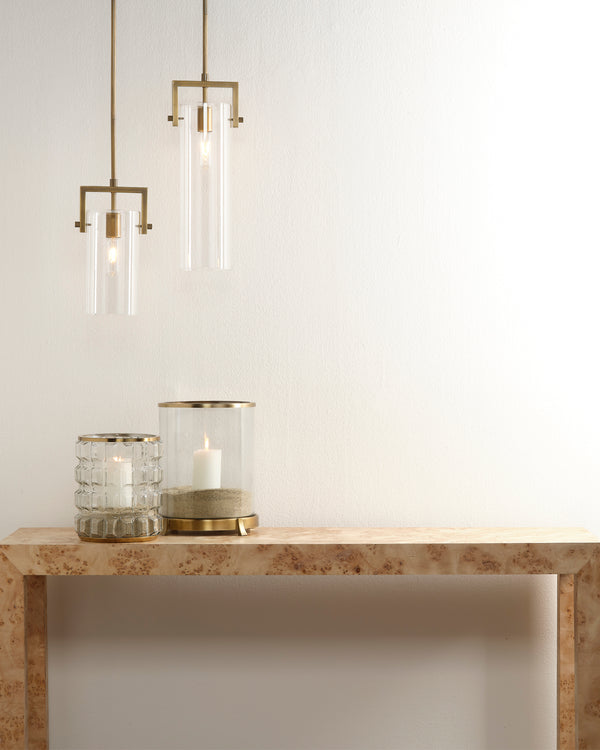 Cambrai Brass & Glass Pendant