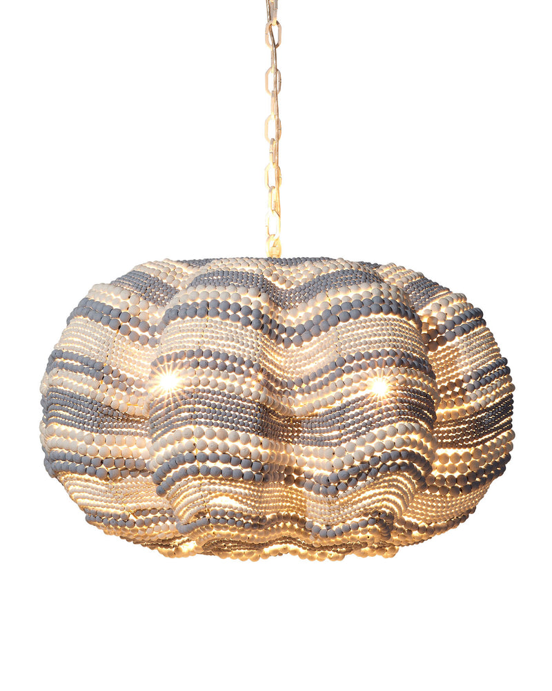 clamshell chandelier