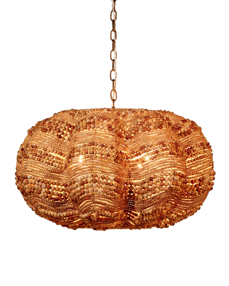 clamshell chandelier