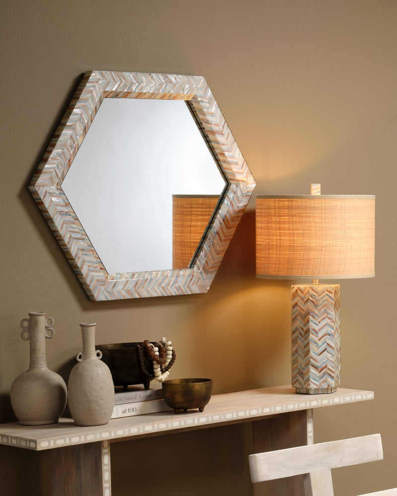 academy hexagon mirror