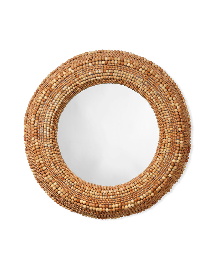 Jamie Young Strand Beaded Mirror Natural