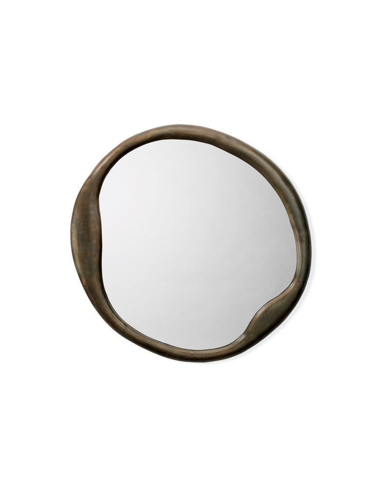 organic round mirror