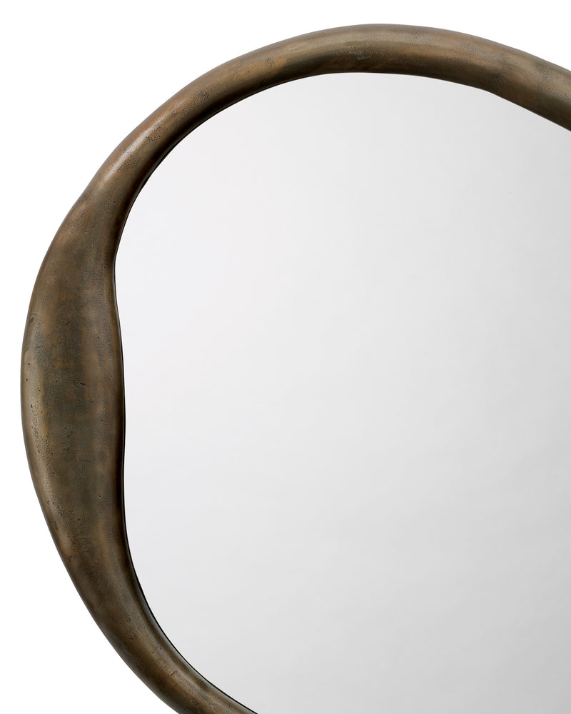 organic round mirror