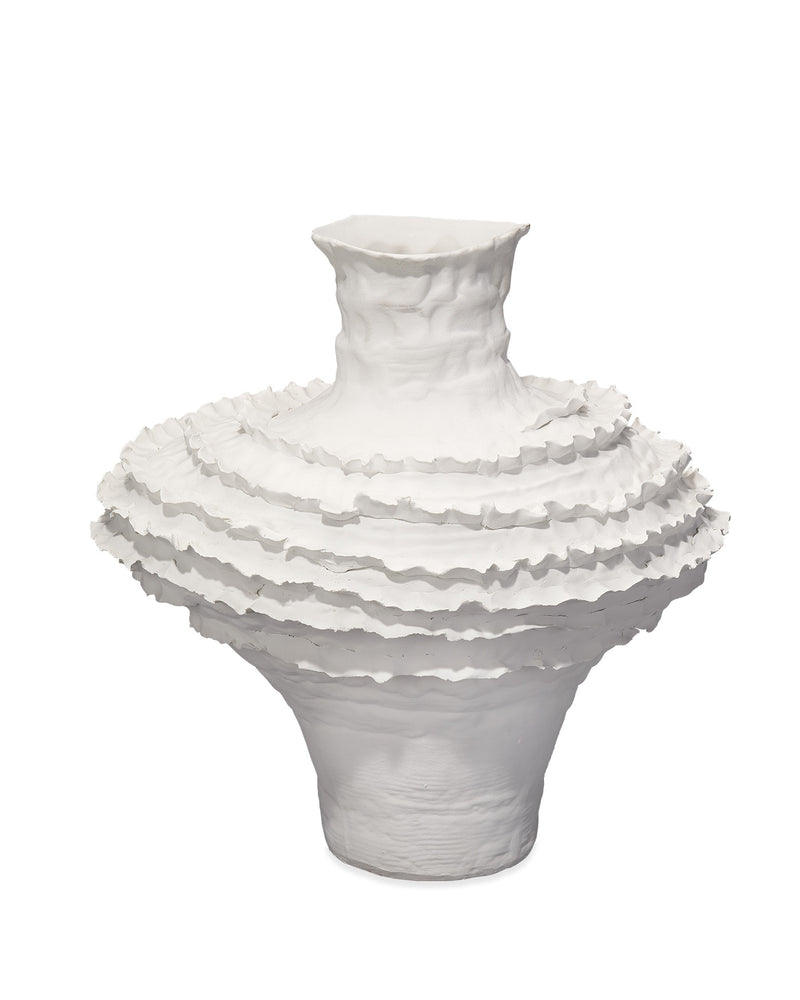 ruffle vase