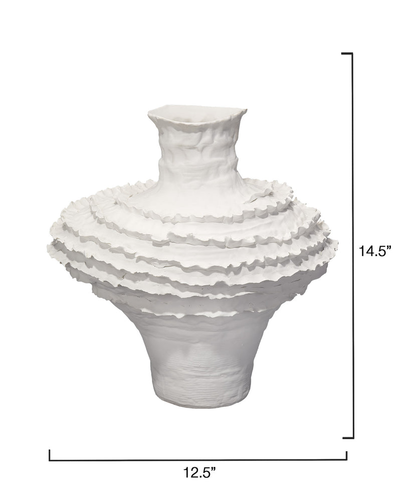 ruffle vase