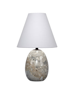 capsule table lamp - travertine