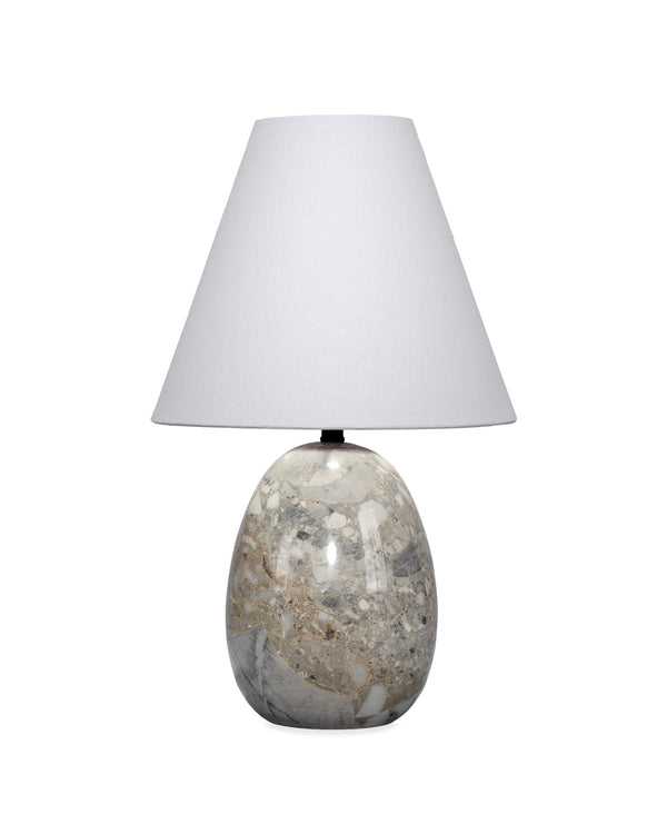 Capsule Table Lamp - Travertine