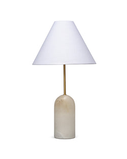 holt table lamp - alabaster