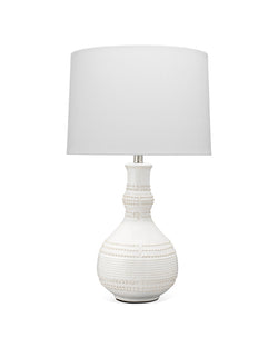 droplet table lamp - white