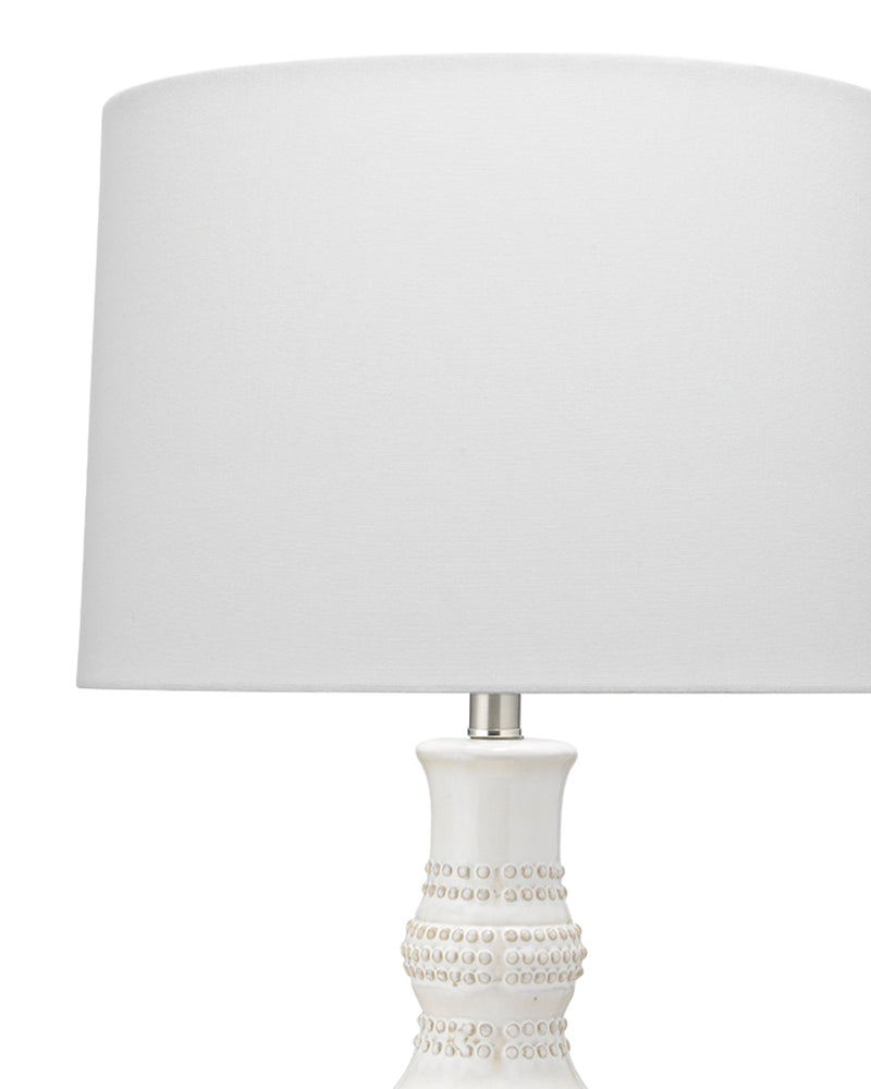 droplet table lamp - white