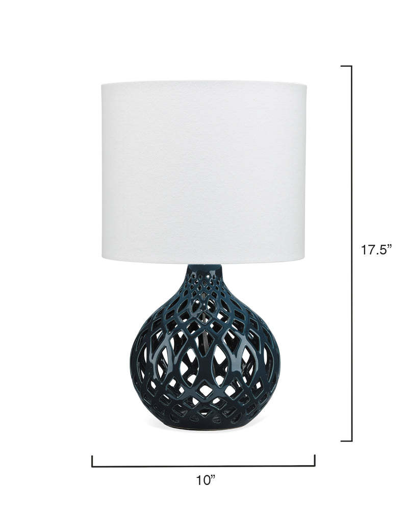 fretwork table lamp