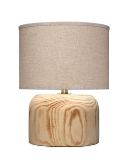 timber table lamp