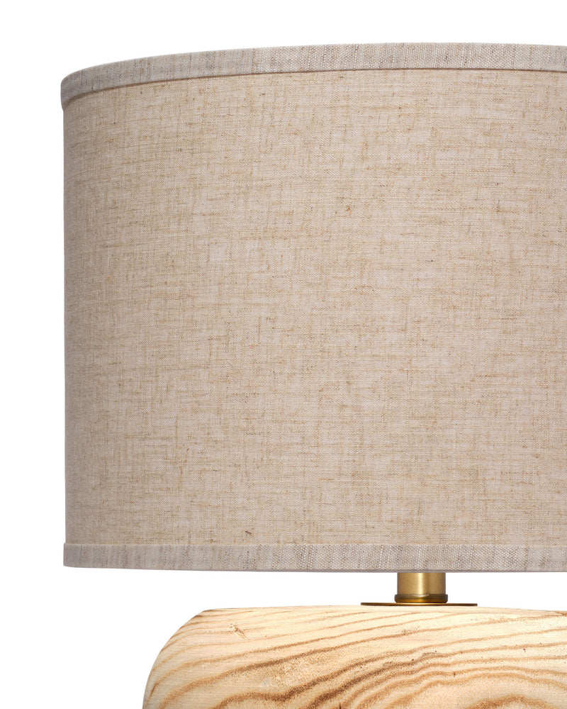 timber table lamp